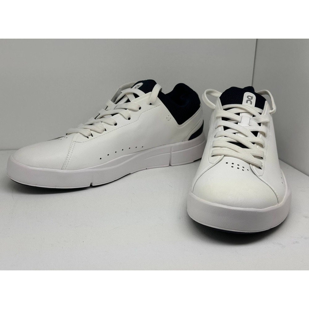 On Running The Roger Advantage Mens 9.5 White Midnight Sneakers 3MD10640148